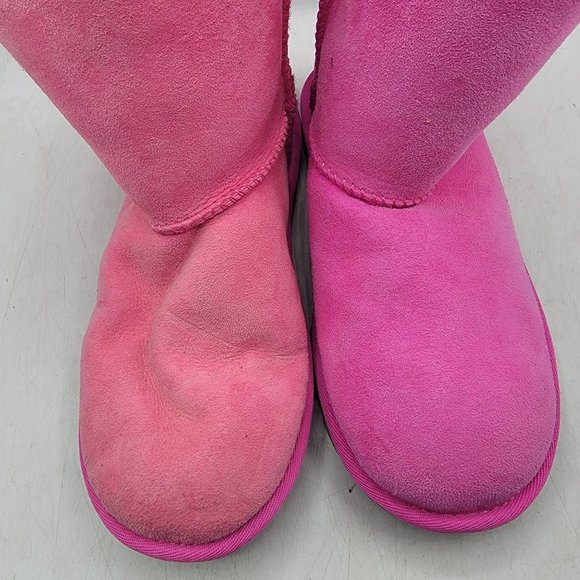 Ugg Bailey Bow II Girls Size 4 Pink Blossom Boots Pull On Casual Walking School - Picture 12 of 14